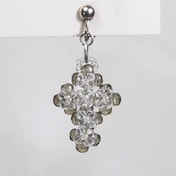 Clips  - Silver 925 - Earrings Serafina - Clips  - Silver 925 - Argent 925